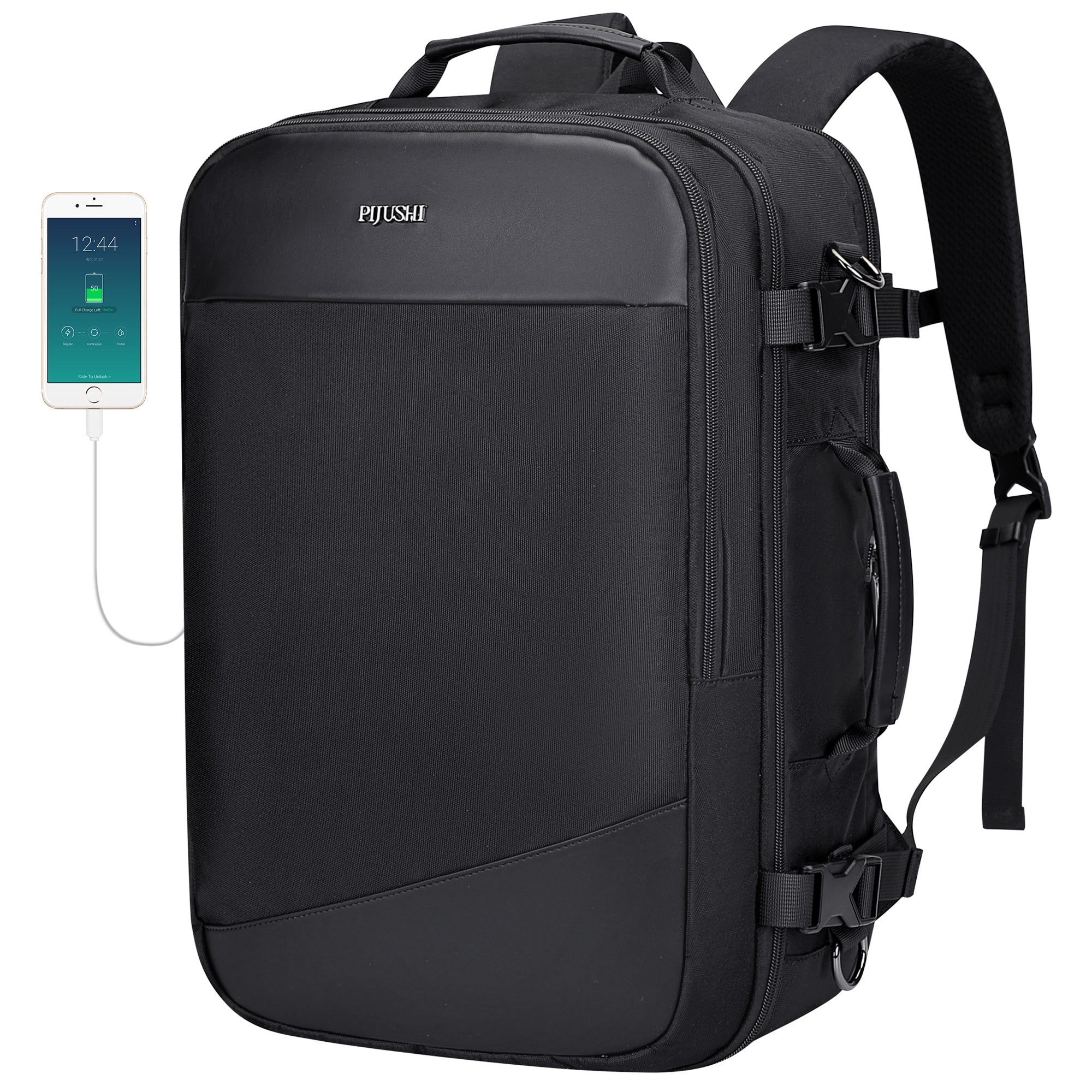 PIJUSHI Large Flight Approved Personal Item Bag Fits 16 Inch Laptop