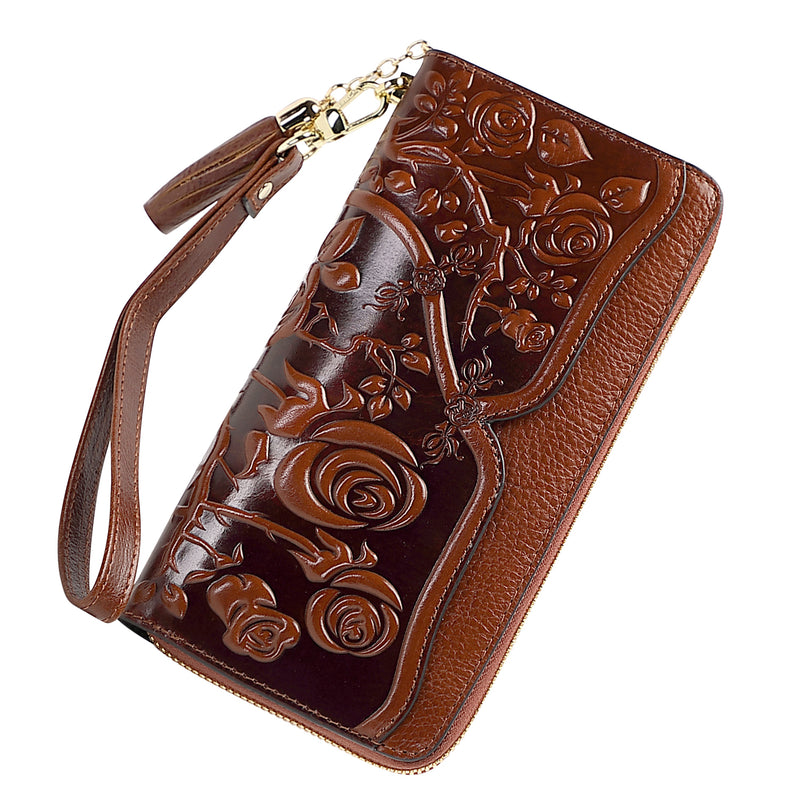 Floral Wristlet Wallet