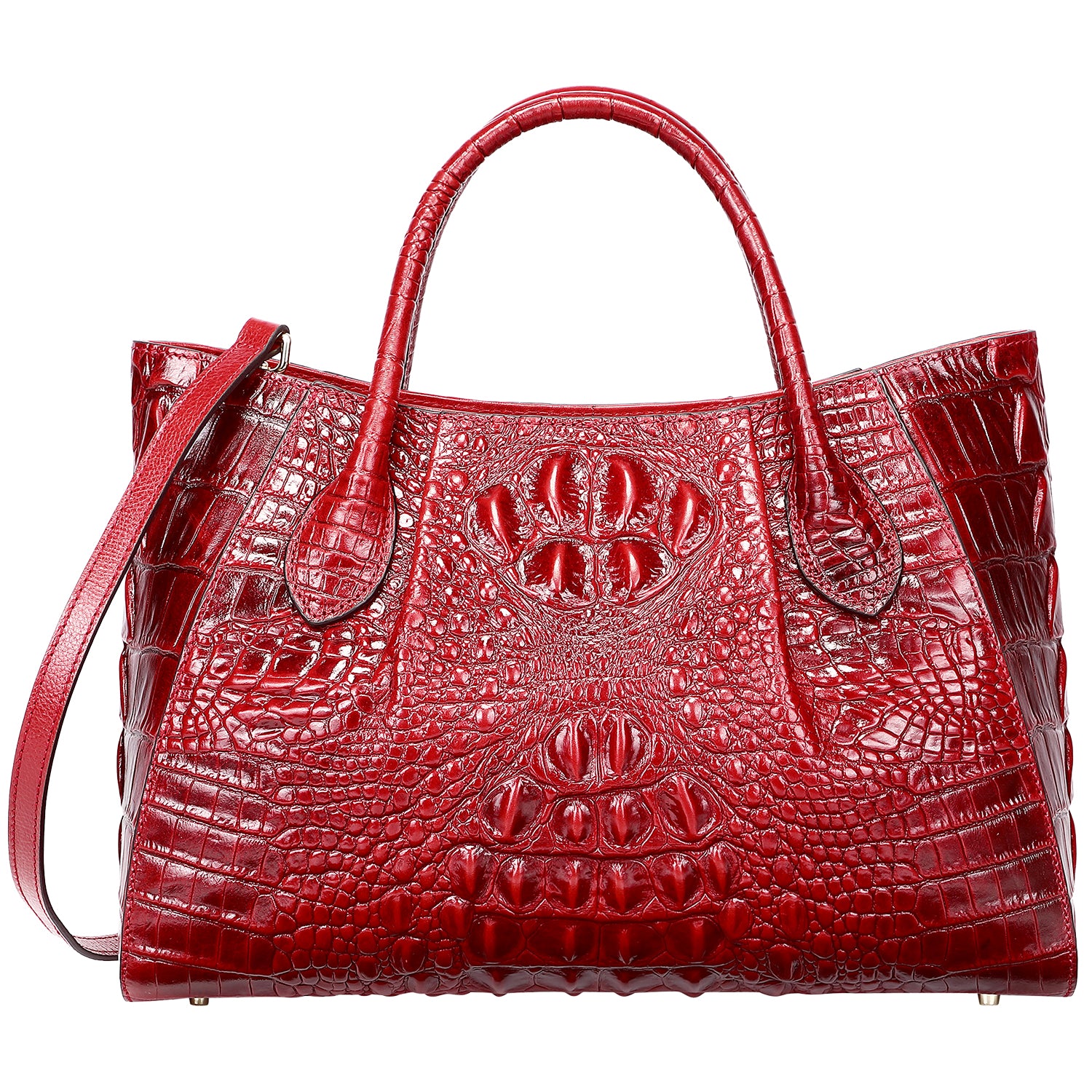 Real 100%Thai Crocodile Alligator Skin Leather Women Luxury Handbag  Shoulder Bag