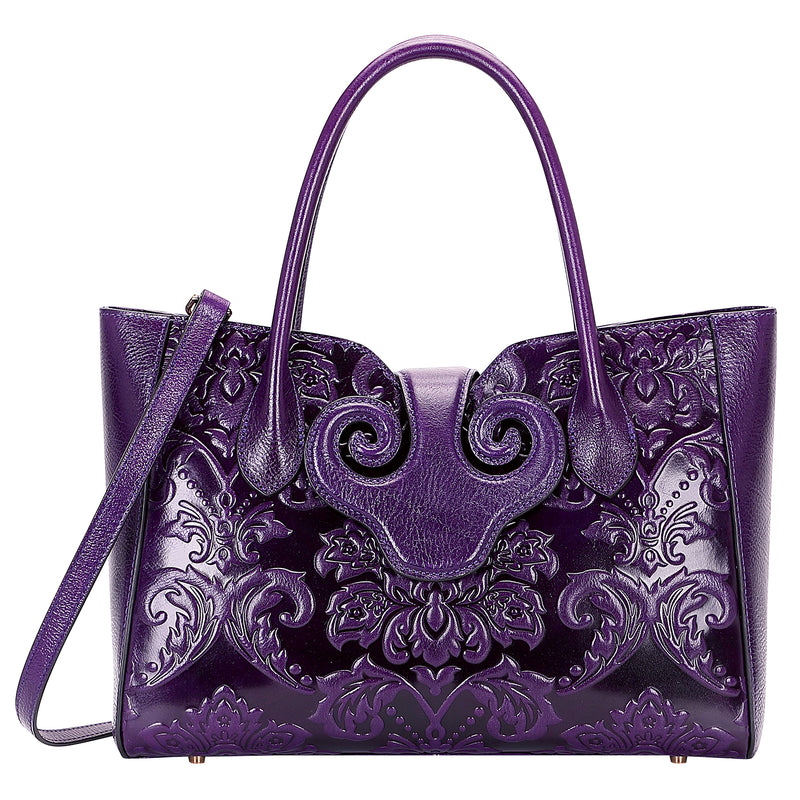 Floral Top Handle Handbags
