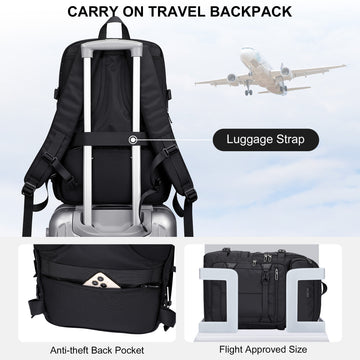 Women's Travel Backpack Airline Approved PE050 – PIJUSHI