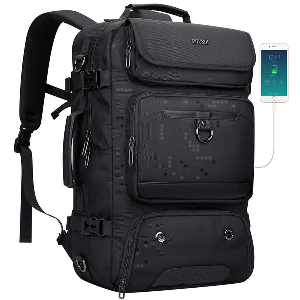 PIJUSHI Carry on Travel Backpack for Women Convertible Duffel Bag Backpack Large Luggage Rucksack Fit 16 Inch Laptop