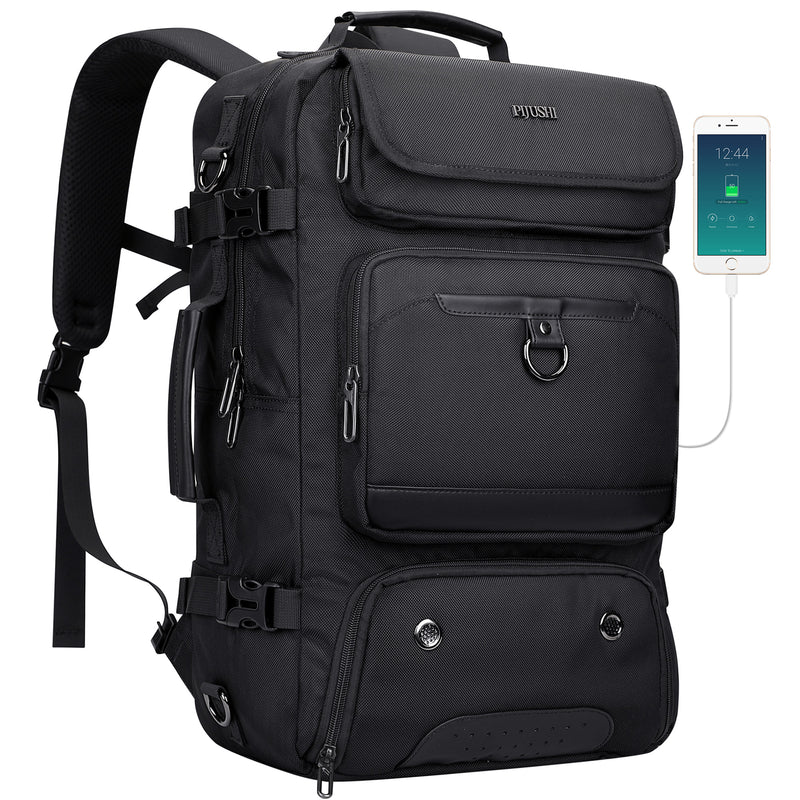 PIJUSHI Carry on Travel Backpack for Women Convertible Duffel Bag Backpack Large Luggage Rucksack Fit 16 Inch Laptop