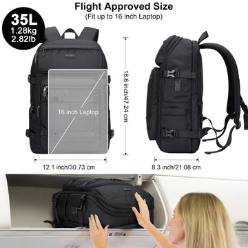 airplane travel travel backpack for women Women's Travel Backpack Airline Approved PE050 – PIJUSHI