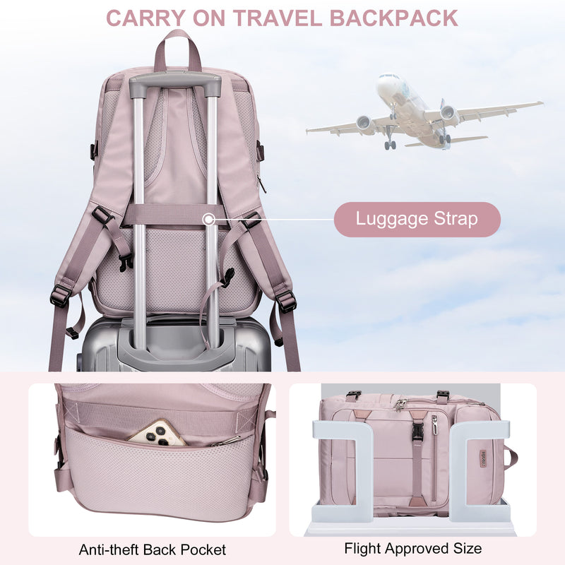 Women's Travel Backpack Airline Approved PE050