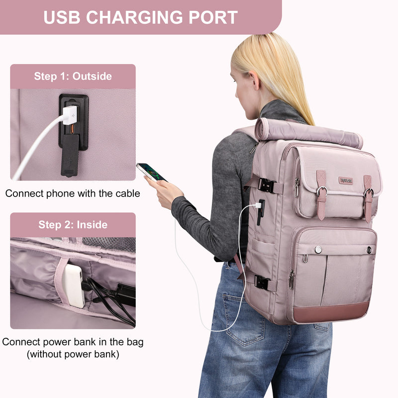 Women's Suitcase Backpack for Travel PE049
