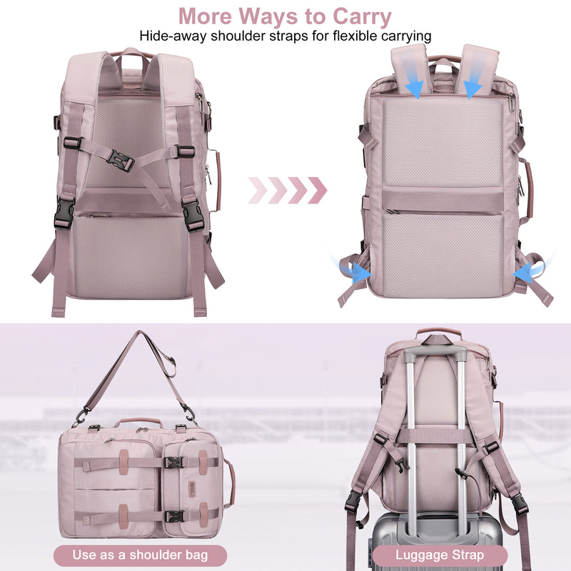 Convertible Duffle Travel Backpack for Women PE053