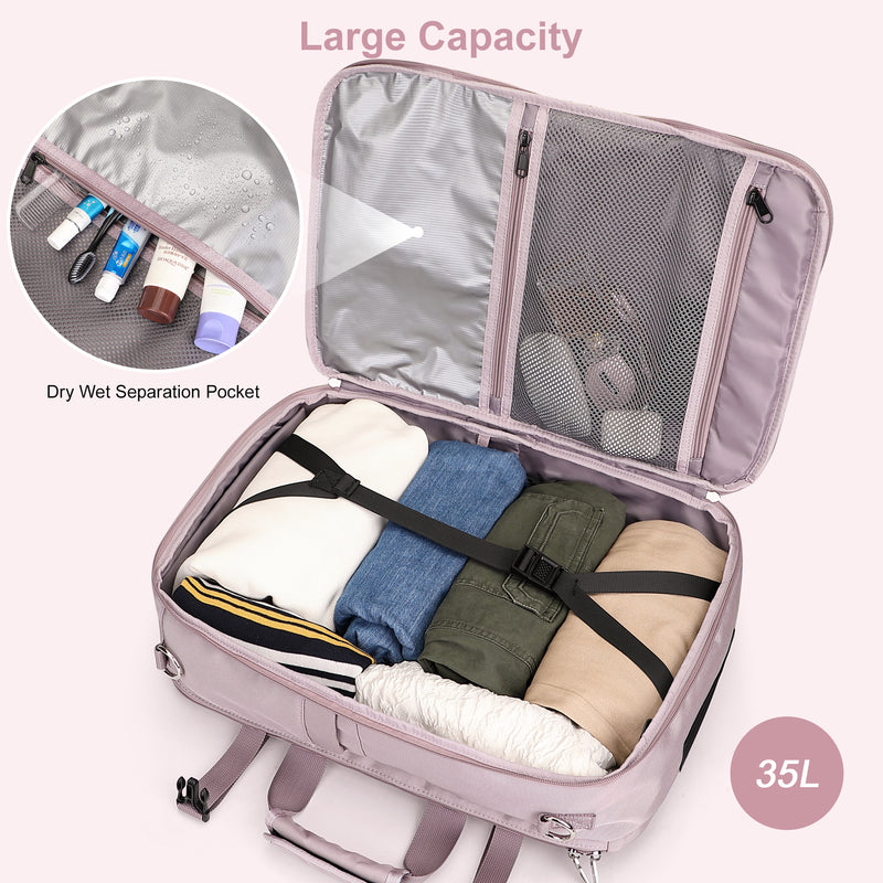 Women's Suitcase Backpack for Travel PE049