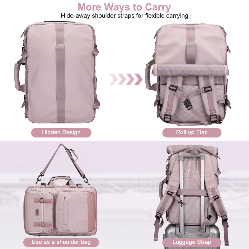 Women's Suitcase Backpack for Travel PE049