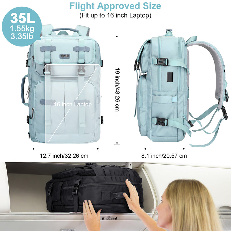 Convertible Duffle Travel Backpack for Women PE053