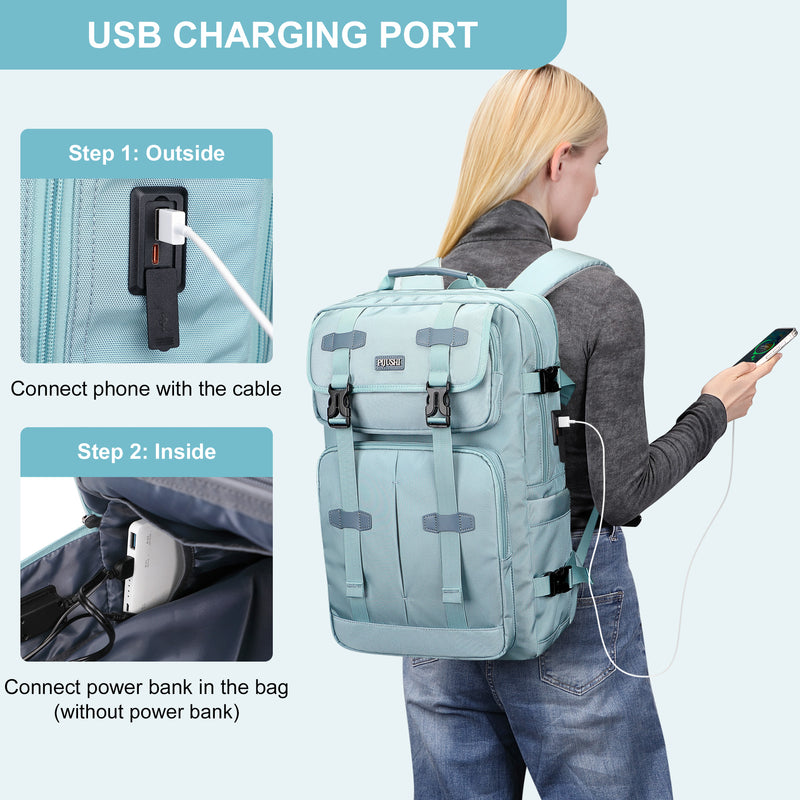 Convertible Duffle Travel Backpack for Women PE053