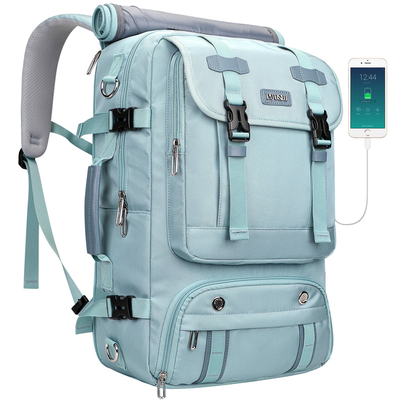 PIJUSHI Travel Backpack for Women Carry on Luggage Backpack Flight Approved Convertible Duffle Bag Fit 16 Inch Laptop