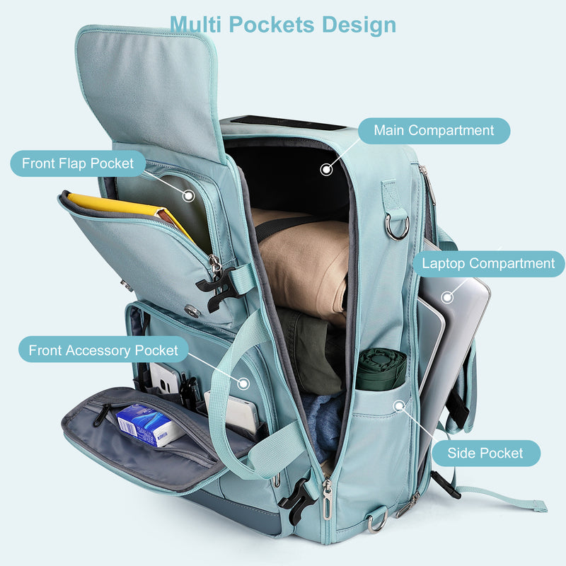 Women's Suitcase Backpack for Travel PE049