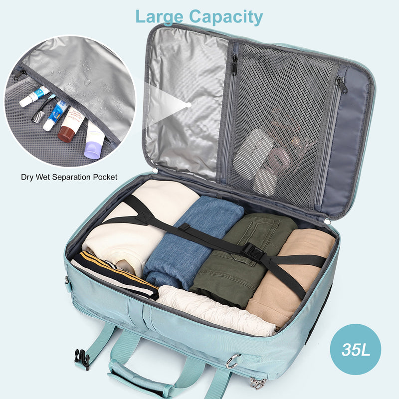 Women's Suitcase Backpack for Travel PE049