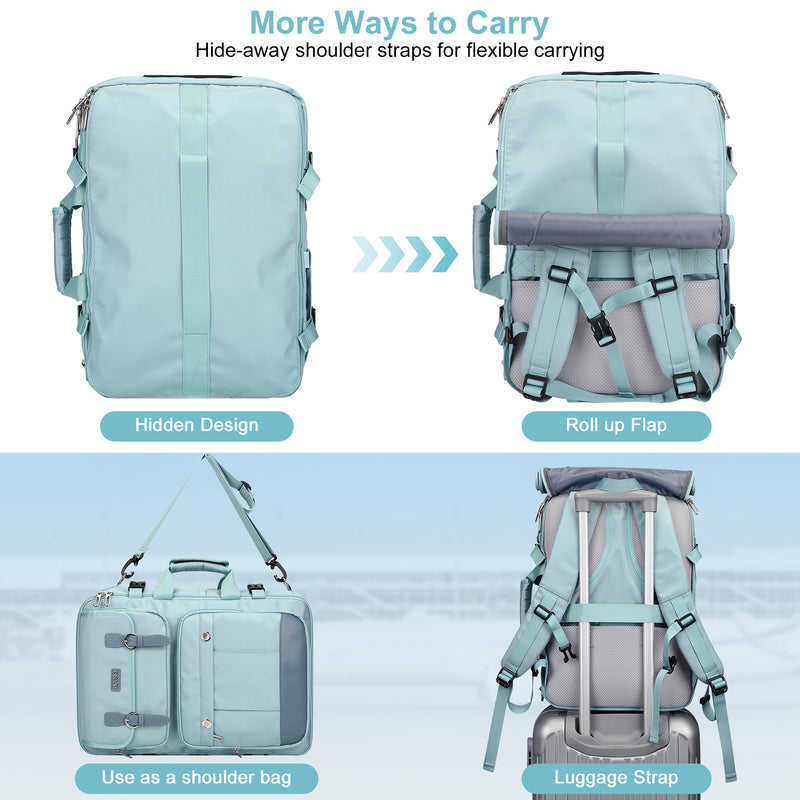 Women's Suitcase Backpack for Travel PE049