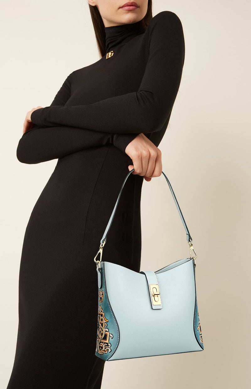 PIJUSHI Designer Hand Painted Leather Hobo Bags