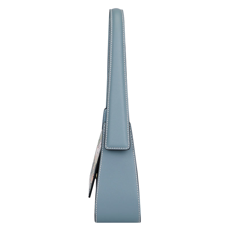 PIJUSHI Leather Shoulder Bag Women Hand Painted Hobo Purses