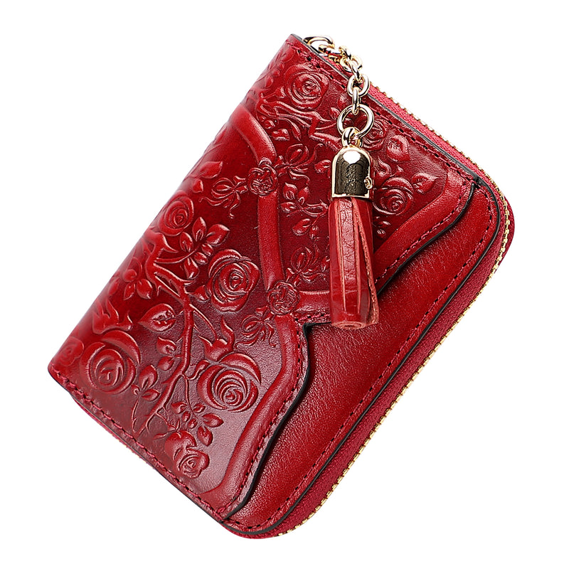 Rose Card Holder Wallet