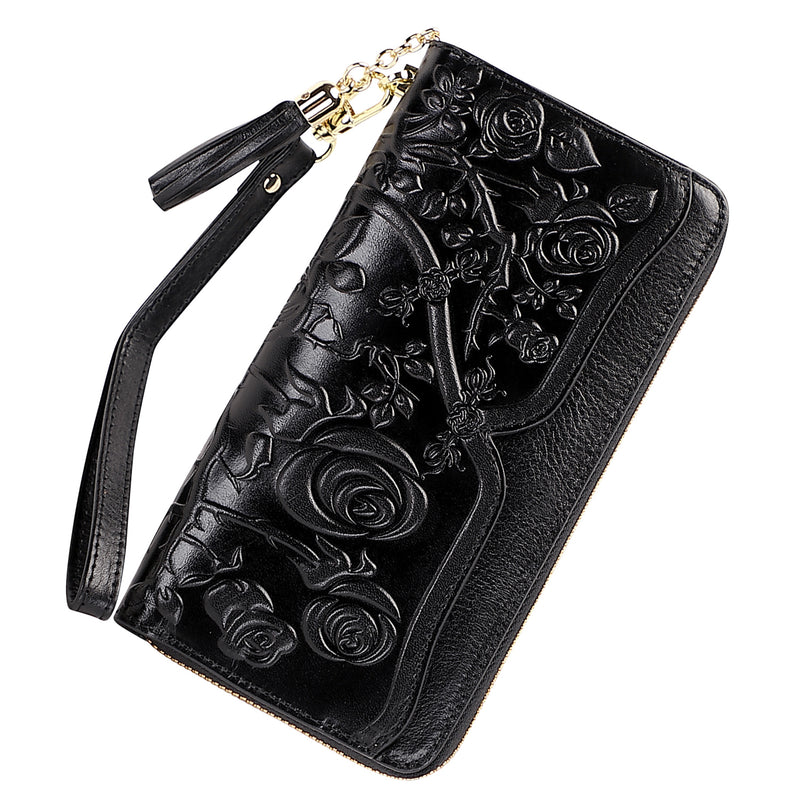 Floral Wristlet Wallet