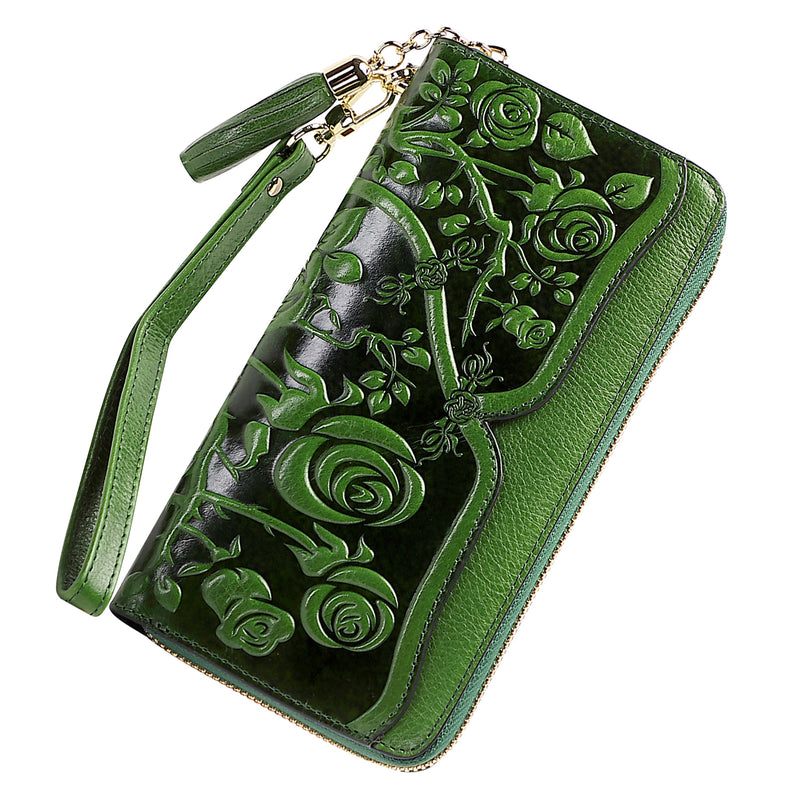 Floral Wristlet Wallet