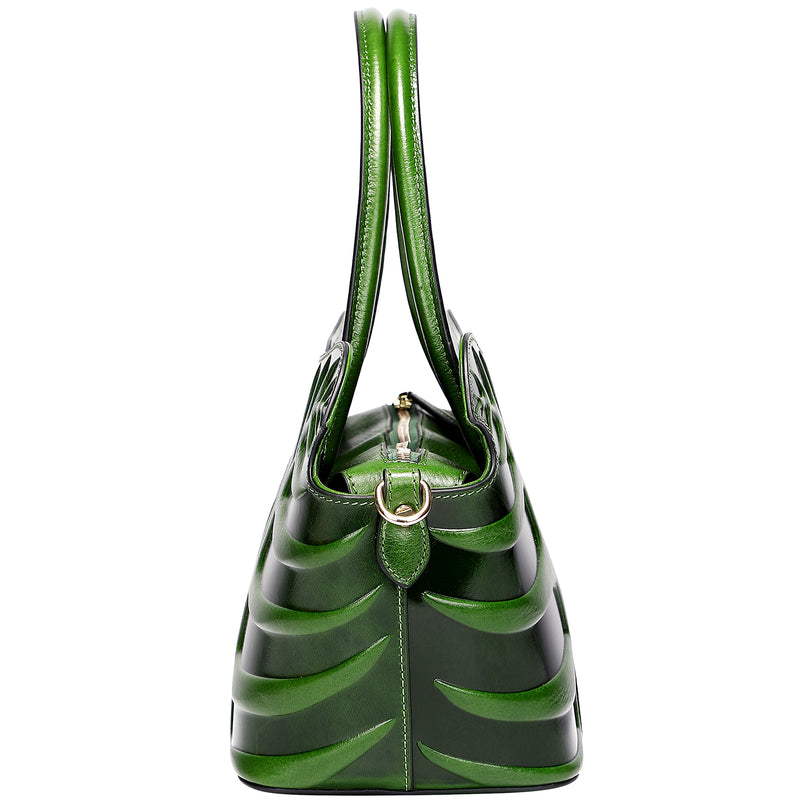 Leaf Top Handle Handbags