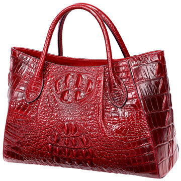 PIJUSHI Women's Designer Crocodile Crossbody Bag