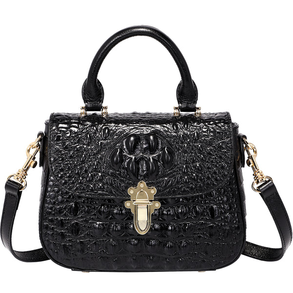 Black Crocodile Luxury Purse - Possala Designs