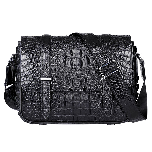 Crocodile messenger outlet bag